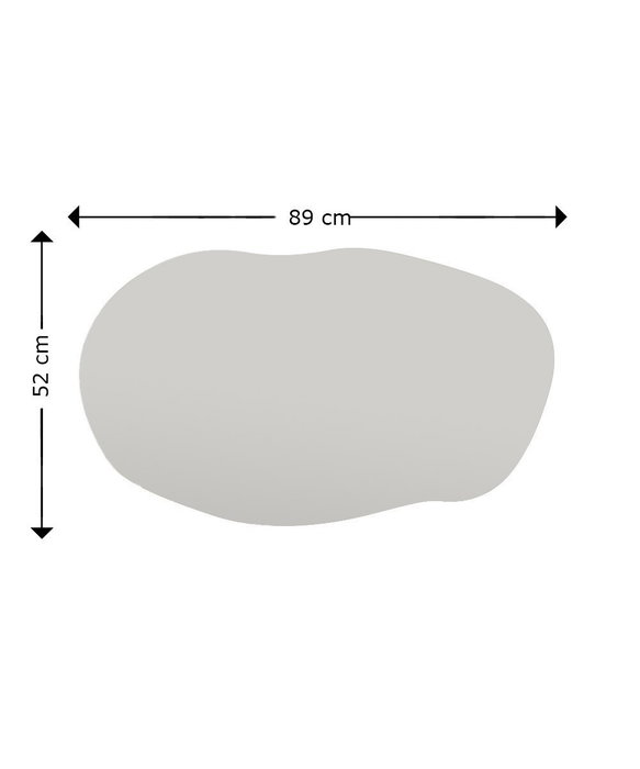 Hanah Home Lossa - Espejo de tocador Negro Hanah Home Lossa - Espejo de tocador Negro